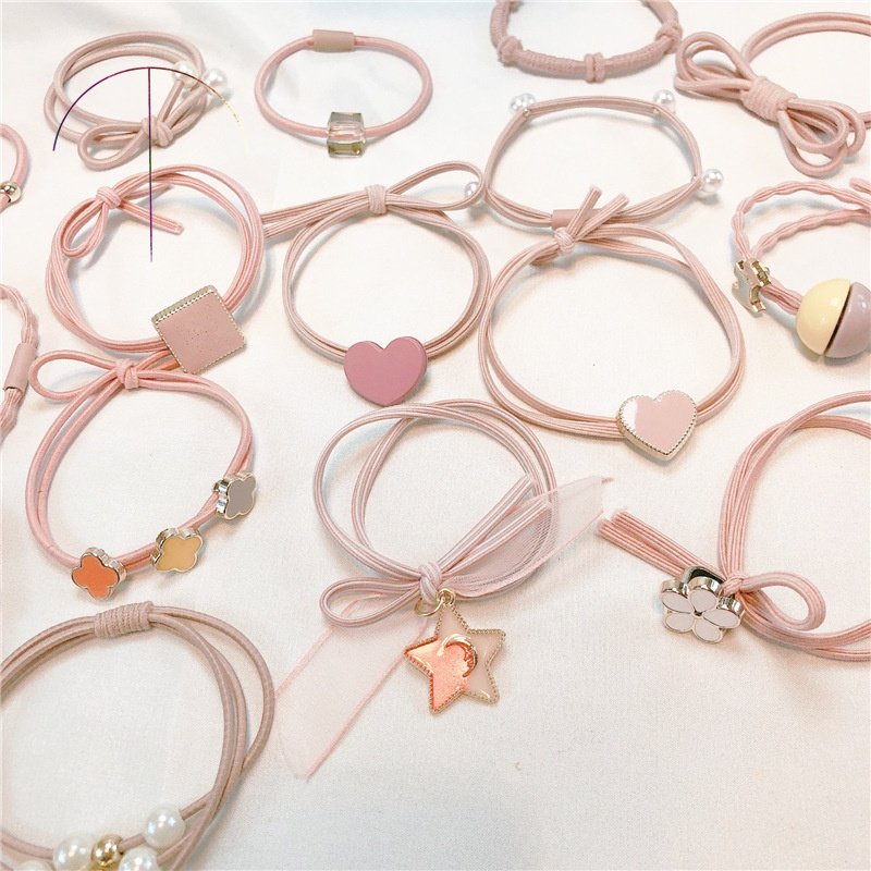 Dây Cột Tóc Đính Hạt Ngọc Trai Nhiều Kiểu Dáng Thời Trang Cho Nữ