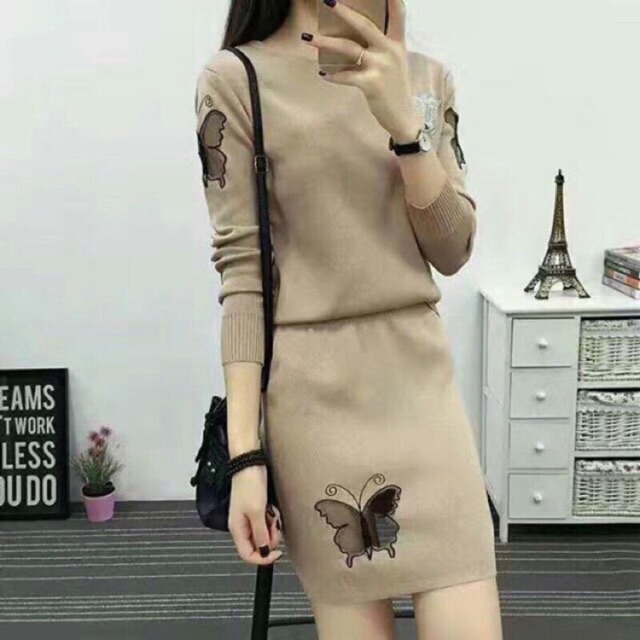 Sét váy len Quảng Châu - Hàng đẹp L1