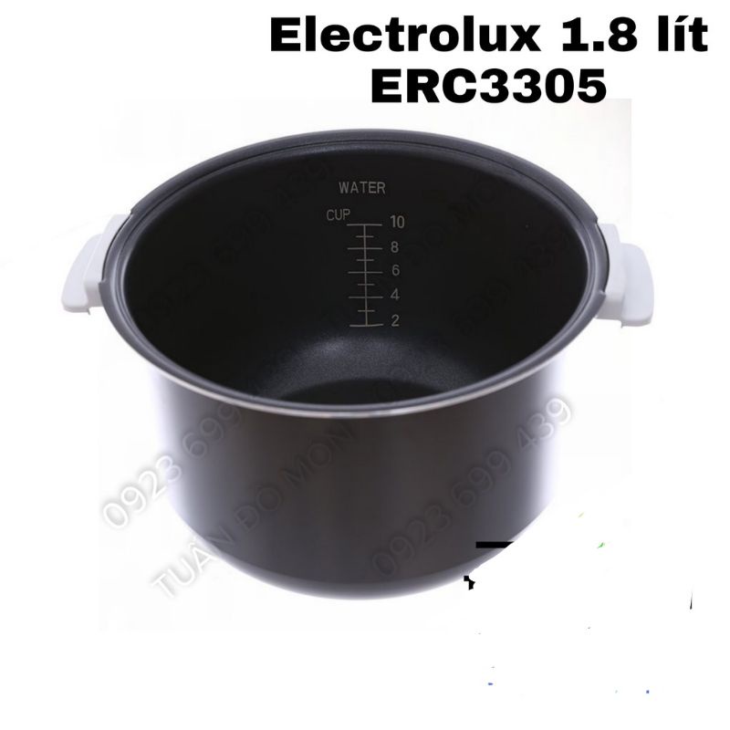 Lòng nồi- Ruột nồi cơm điện Electrolux 1.8l ERC 3305-Phụ kiện phụ tùng linh kiện chính hãng