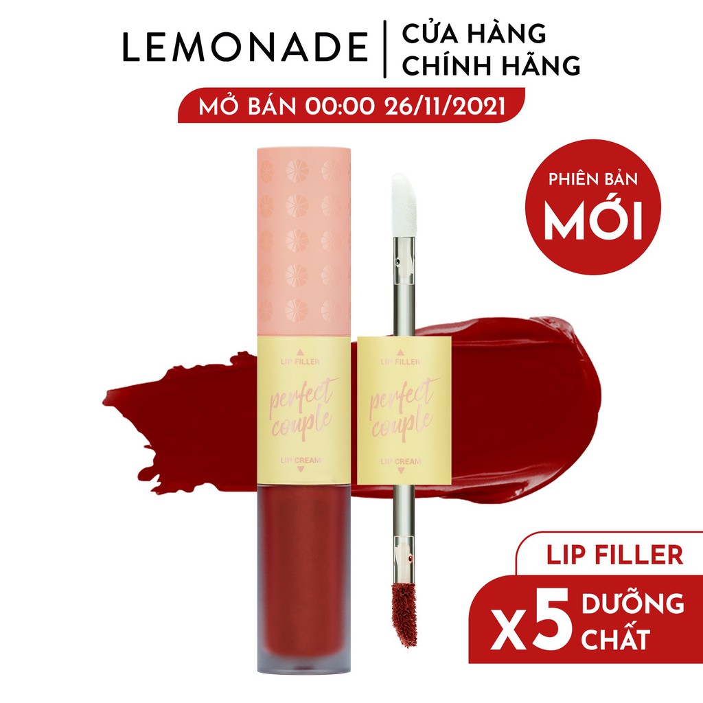 Son kem lì 2 đầu phiên bản mới Lemonade Perfect Couple Lip Ver.2 7.5g | BigBuy360 - bigbuy360.vn