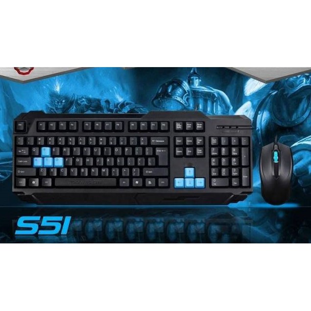 Bộ phím chuột motospeed S51 văn phòng