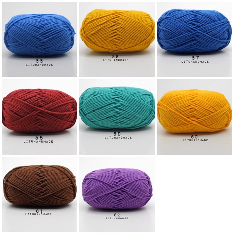 Len Milk Cotton 50g | Mã 51~77