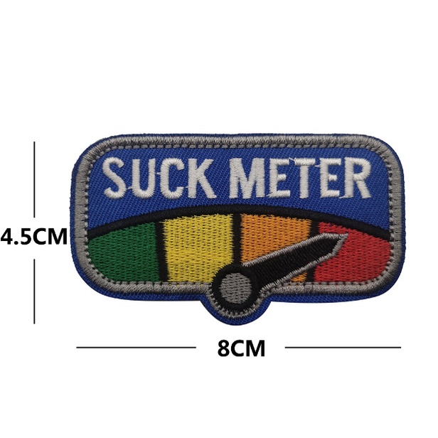 Patch_velcro đồng hồ đo tốc độ dán quần áo_ba lô