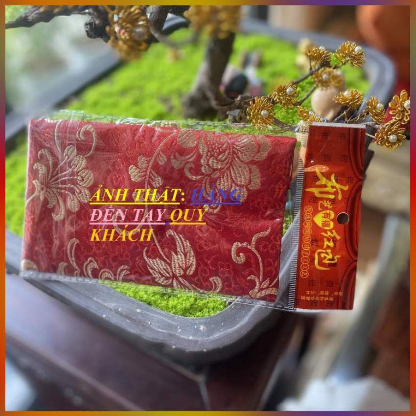 Bao Lì Xì Mã M07 Thổ Cẩm Thêu Hoa Văn Sang Trọng Cao Cấp