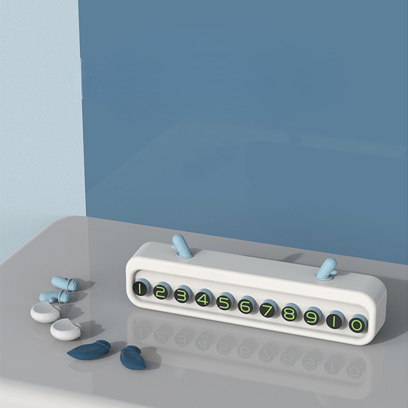 Bảng Ghi Số Điện Thoại Đỗ Xe Tạm Thời Hình Tai Hoạt Hình Dễ Thương