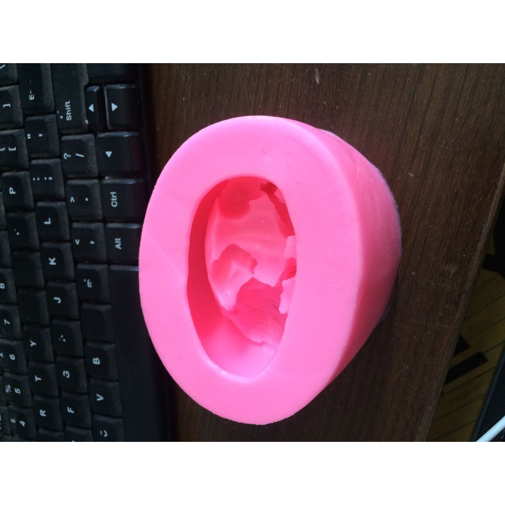 Khuôn Silicone Làm Bánh Hình Ba Chú Gà Con Dễ Thương