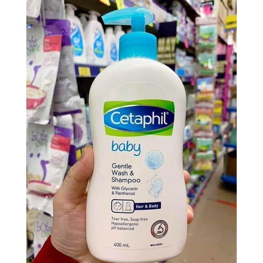 TẮM GỘI TRẺ EM CETAPHIL 400ML