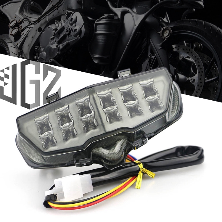 Đèn Led Xi Nhan Gắn Đuôi Xe Mô Tô M-slaz 150 Tfx 150   Đèn hậu tích hợp xi nhan for YAMAHA