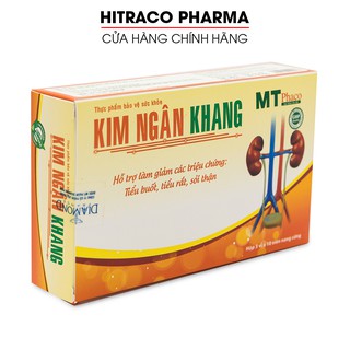 Kim Ngân Khang giảm sỏi thận, sỏi bàng quang, tiểu buốt, tiểu rắt - Vỉ 30 viên [Kim Ngân Khang]