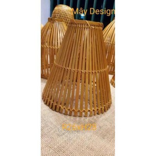 Xưởng sx- Chao đèn mây tre hình nơm - Tre VN
