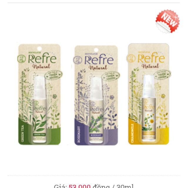 Refre xịt nách