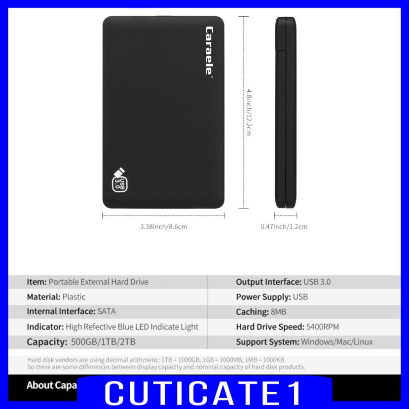 Ổ Cứng Hdd Usb 3.0 500gb Màu Đen