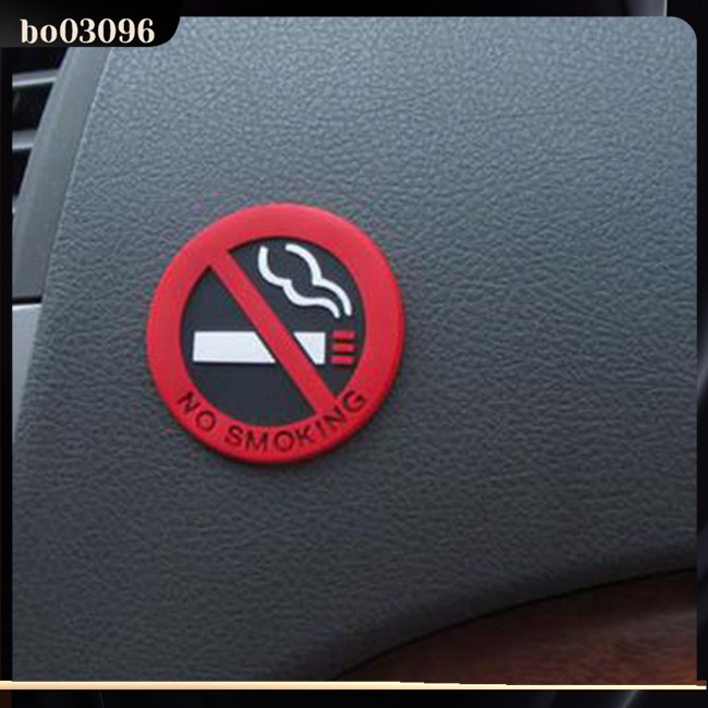 Hình Dán Trang Trí Xe Hơi In Chữ No Smoking