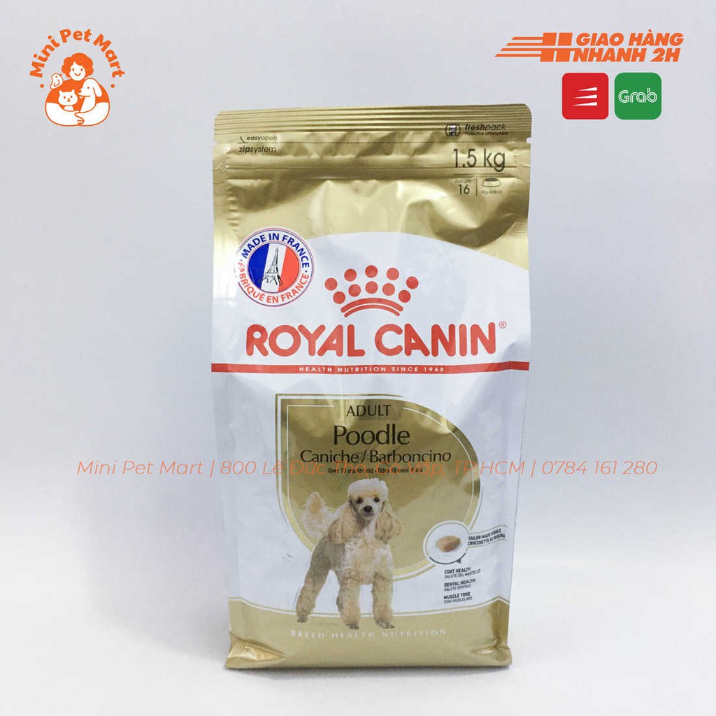 [1,5kg] Thức ăn hạt cho chó Poodle ROYAL CANIN