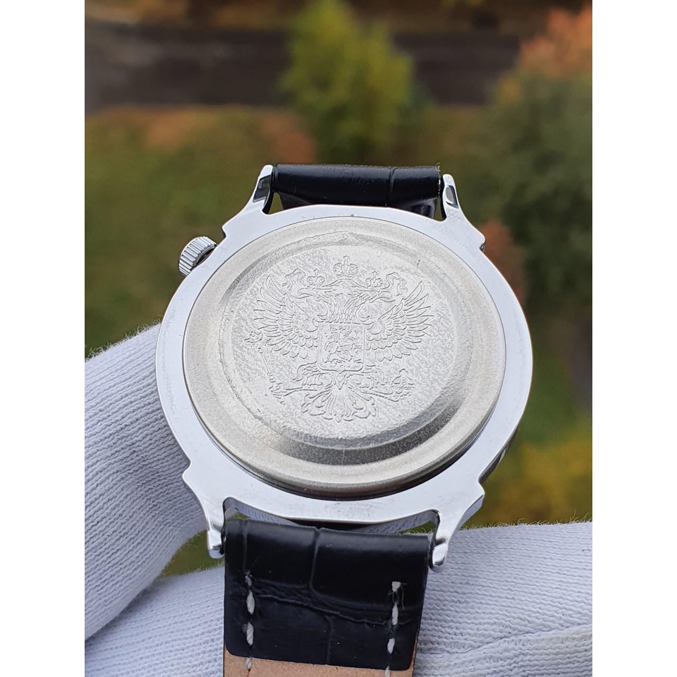 Đồng hồ Nga Vostok 581827. Đồng hồ nam Vostok máy cơ lên giây, size mặt 38, size dây 18