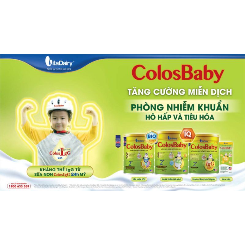 Sữa ColosBaby Gold 0+ cho trẻ dưới 1 tuổi 800g