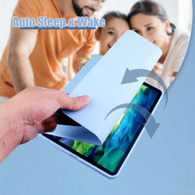 Bao da máy tính bảng NIXXOS có ngăn bút thích hợp cho IPad 9.7 5th 6th 10.2 7th 8th 9th Air1/2/3/4Pro 11Pro 10.5 9.7