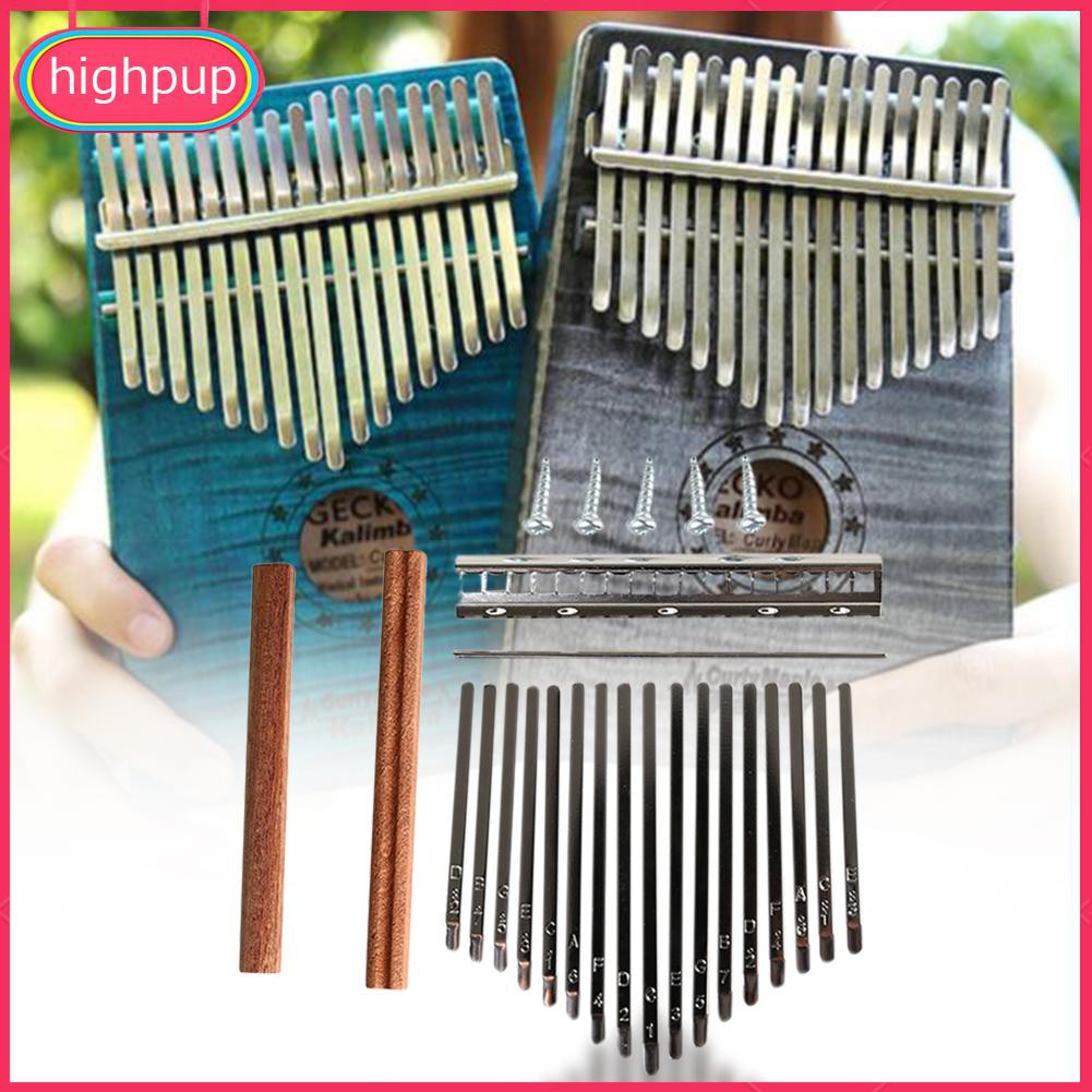 Bộ 17 phím và ngựa đàn Kalimba chuyên dụng DIY