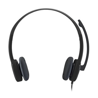 Tai Nghe Chụp Tai Logitech H151 (Dùng cho laptop 1 Jack cắm) màu đen