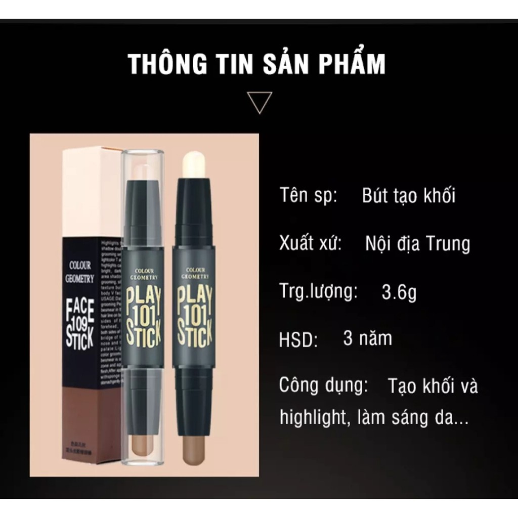 Bút tạo khối và highlight LAMEILA hai đầu tiện lợi nâng độ sáng cho khuôn mặt thêm thanh tú TKL01 | BigBuy360 - bigbuy360.vn