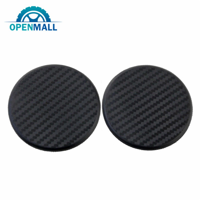 Bộ 2 miếng lót cốc nước bằng sợi carbon dùng trên xe hơi