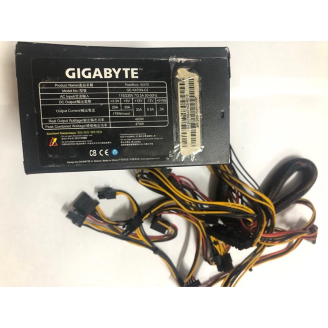 Nguồn nguyên bản Gigabyte 470w bh 1 tháng