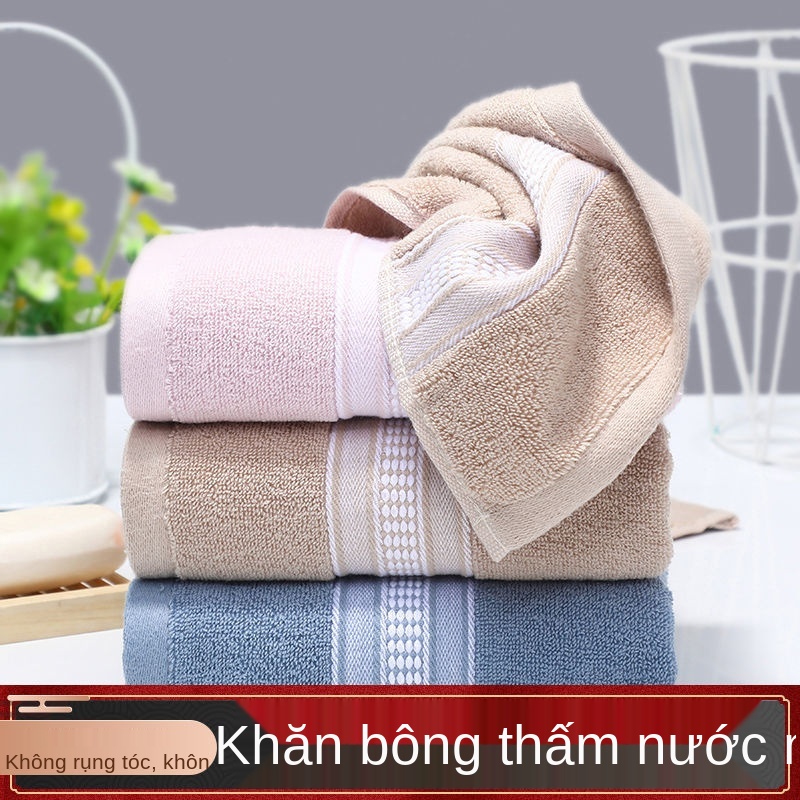 khăn tắm, khăn lau và giặt gia đình bằng cotton thấm nước, mềm mại và không xơ, bán buôn khăn mặt cao cấp dành cho người