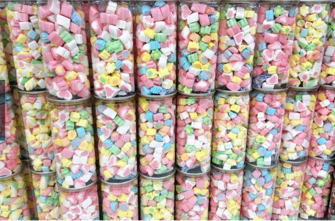 Kẹo bông marshmallow Thái Lan 100g
