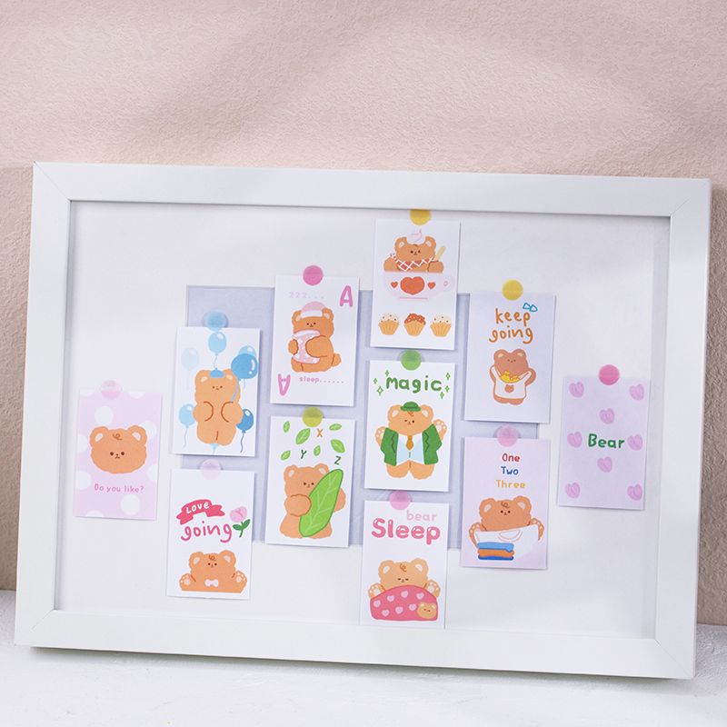 Flowertree Sticker Set 50 Nhãn Dán Trang Trí Sổ Lưu Niệm Tiện Lợi