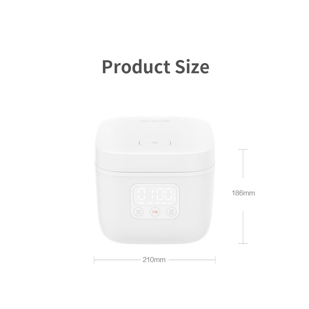 [Mã ELHAMS5 giảm 6% đơn 300K] Nồi cơm điện thông minh Xiaomi 1.6L /nấu được khoảng 6 bát cơm