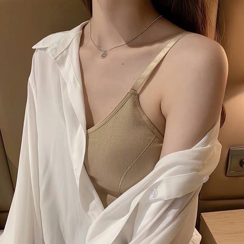 [Mã 11FASHIONSALE1 giảm 10K đơn 50K] Áo Bra Thun Thể Thao Chiết Gân Cực Hot 656 | BigBuy360 - bigbuy360.vn