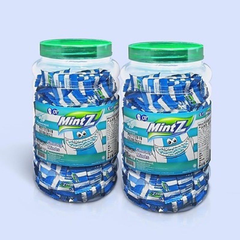 Kẹo Mintz Duomint Chewy Mints 2 mùi (hủ 460g)