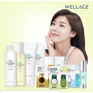 Bộ viên nang dưỡng da wellage real hyaluronic bio capsule & blue solution 1 day