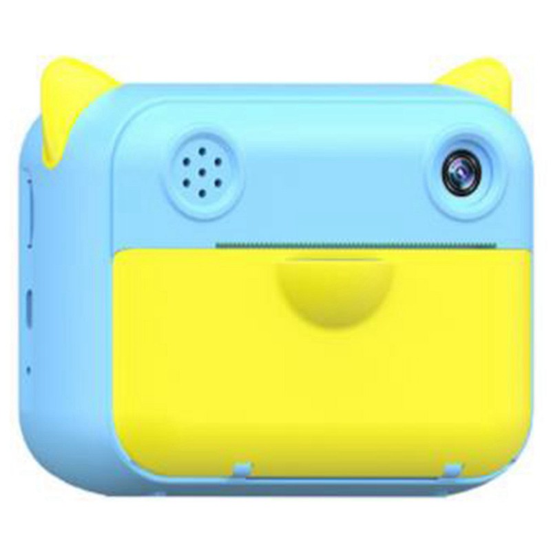 New Stock Instant Print Camera for Kids Digital Camera with Photo Paper Blue