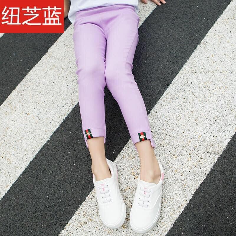 quần trengging gấu ong cho bé gái