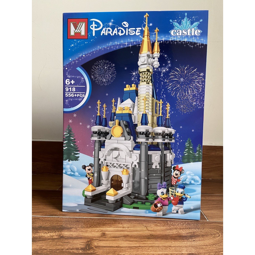 Lắp Ráp Xếp Hình Lâu Đài Legoo MG918 Paradise Castle, Lâu Đài Diisney 556 PCS