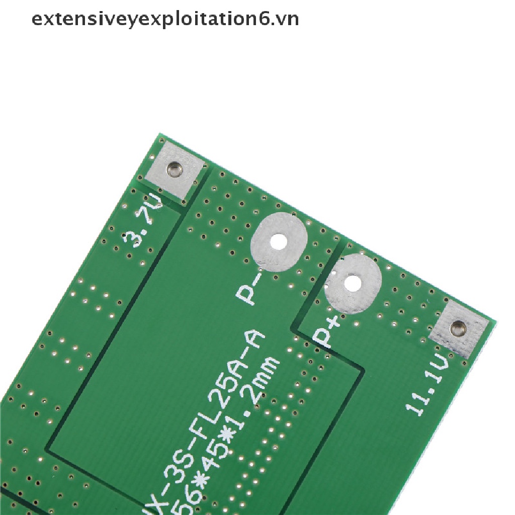Bảng Mạch Cân Bằng Pin Lithium PCB 18650 Li-ion / E6VN / 3S 25A 12V 11.1V 12.6V