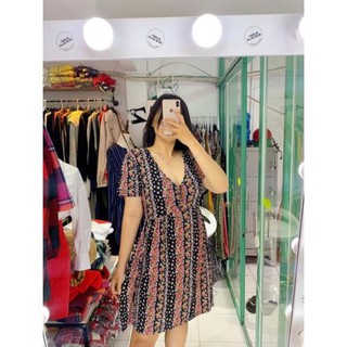 Plussize đầm hoa nhí f21 plus xuất xịn outlet sale bigsize