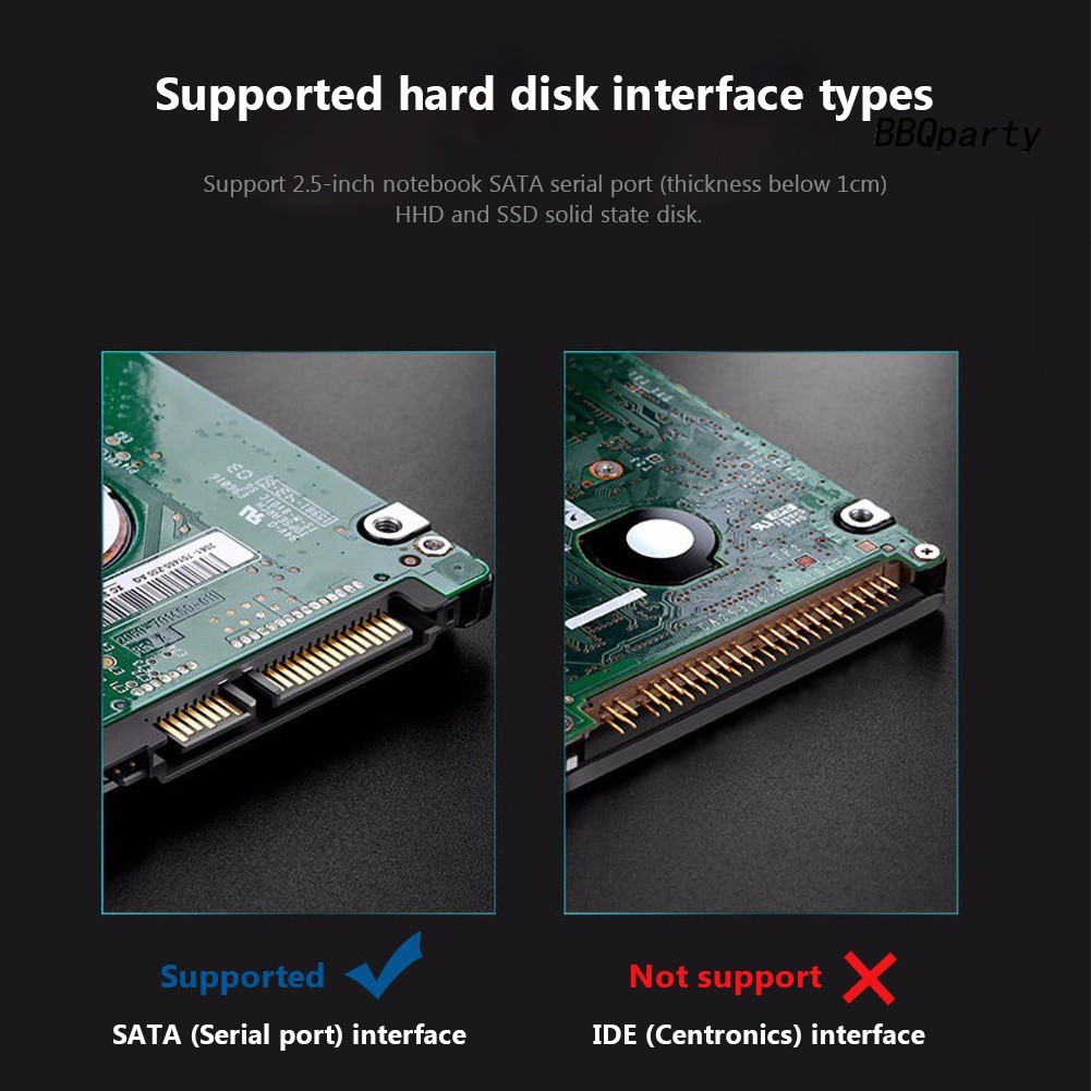 Hộp Đựng Ổ Cứng Ngoài Usb 3.0 / 2.0 2.5inch sata ssd Cho laptop