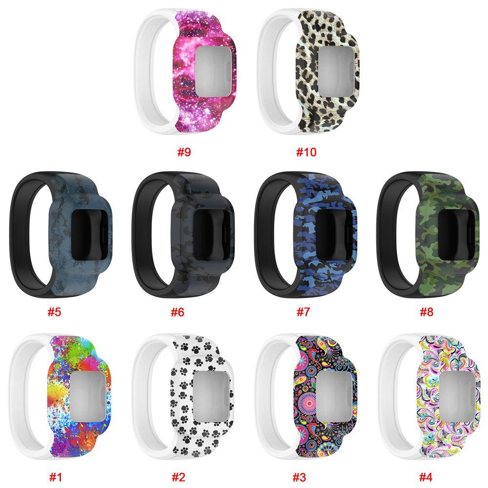 BTLIMER Dây Đeo Thay Thế Chất Liệu Silicon Màu Trơn Cho Garmin Vivofit JR 3 GarminFit JR3