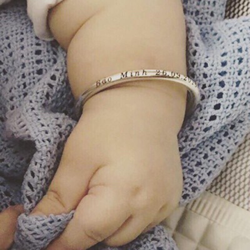 Vòng BẠC NGUYÊN CHẤT 99 cho bé