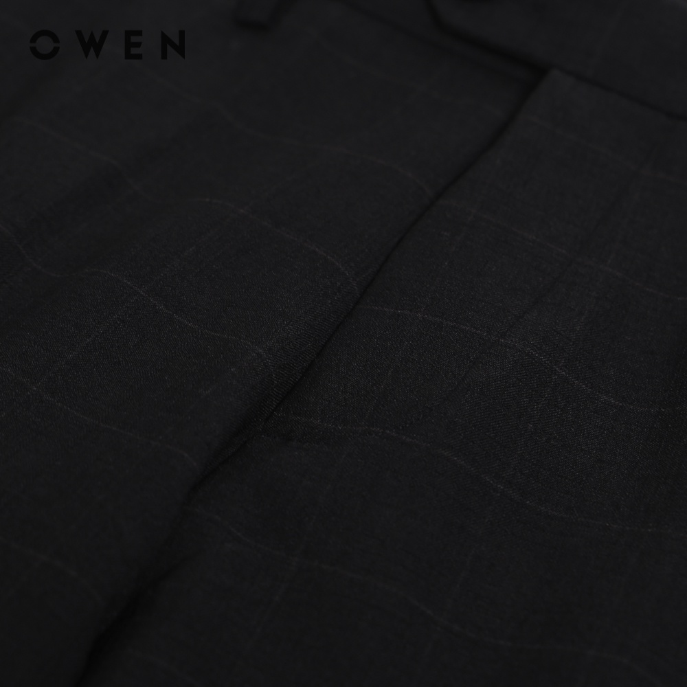 Quần tây Nam Owen Slim Fit Đen Nano - QS23497