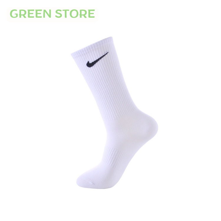Tất Nike Cổ Cao Nam Nữ Thể Thao, Tất Nam Cổ Cao Chất Liệu Dệt Kim Cao Cấp Phong Cách Hàn Quốc_GREENSTORE_