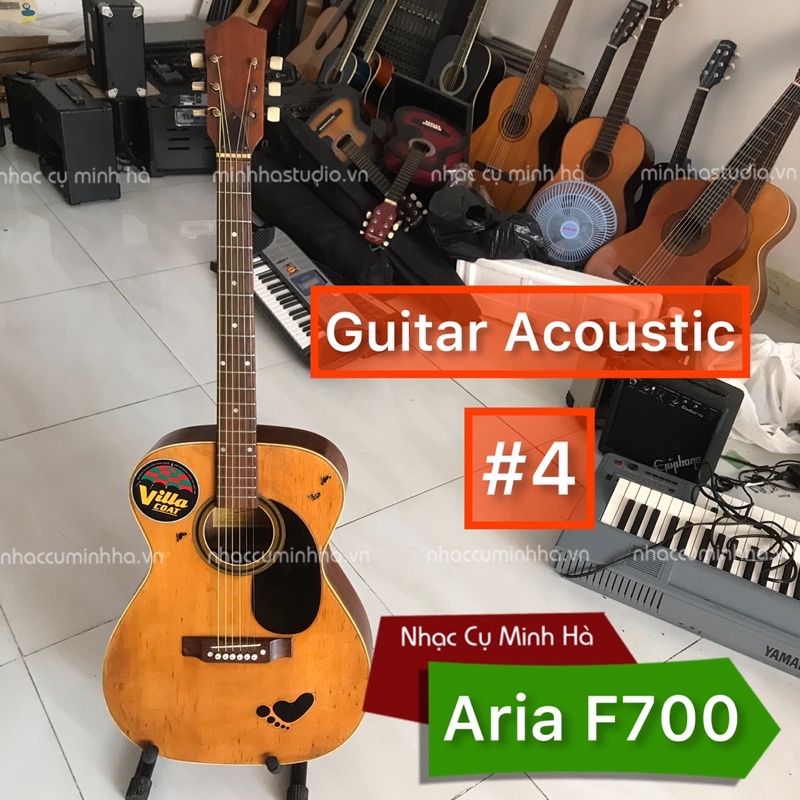 Guitar Acoustic Nhật Aria F700 #A04 đã qua sử dụng