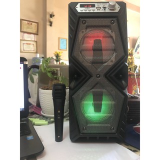 Loa bluetooth hát karaoke kts-1052 tặng kèm mic