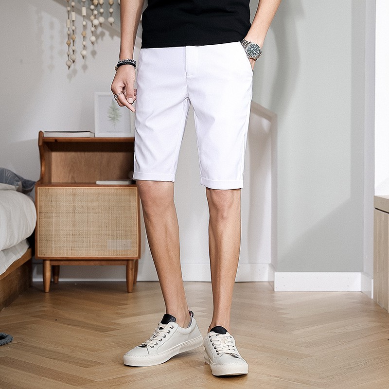 Quần Short Kaki Nam cao cấp màu trắng - Quần lửng