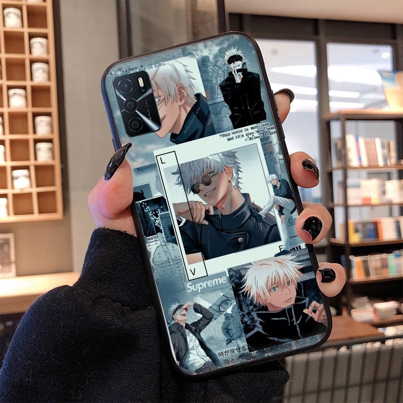 Ốp Điện Thoại Mềm Hình Jujutsu Kaisen Gojo Satoru A Cho Realme C11 C12 C15 C17 C20 C21 C21Y