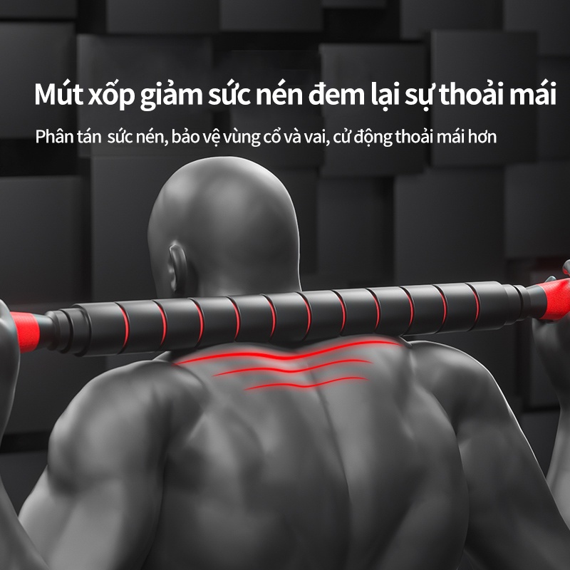 Tạ tay nam tập tại nhà với có thể điều chỉnh trọng lượng bộ tạ đòn 20kg rèn luyện cơ bắp