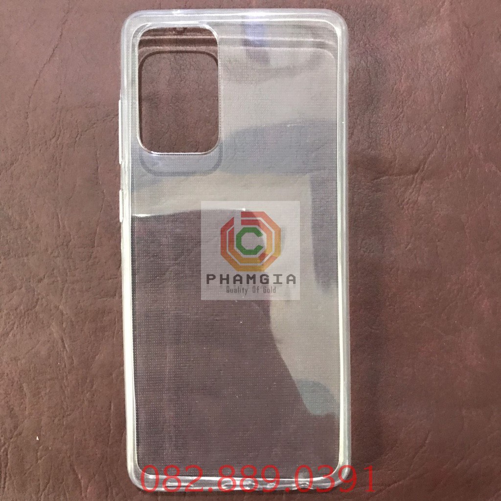 Ốp lưng Samsung Galaxy A72 (4G/5G) dẻo trong suốt siêu bền