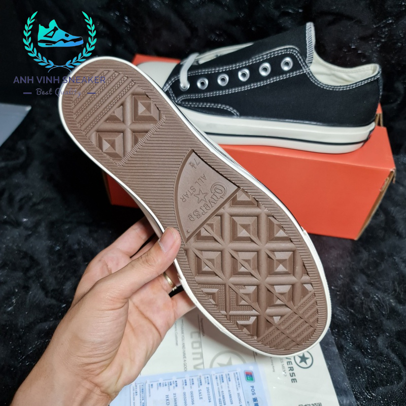 Giày converse 1970s đen cổ thấp nam nữ